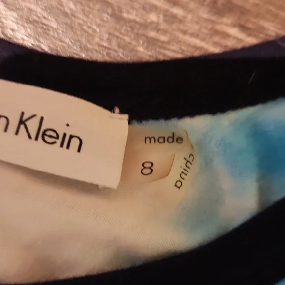 ❤️ CALVIN KLEIN TIE DYE TANK JERSEY DRESS, 8 - Picture 7 of 10